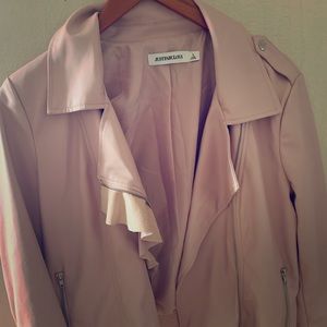 Pink Leather Jacket